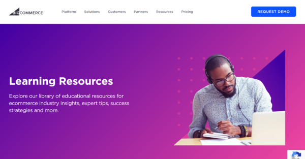 18 Examples of The Best SaaS Resource Pages BigCommerce resources page
