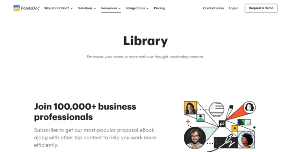 18 Examples of The Best SaaS Resource Pages PandaDoc resources