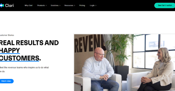 20 Examples of the Best SaaS Testimonials Pages Clari testimonials